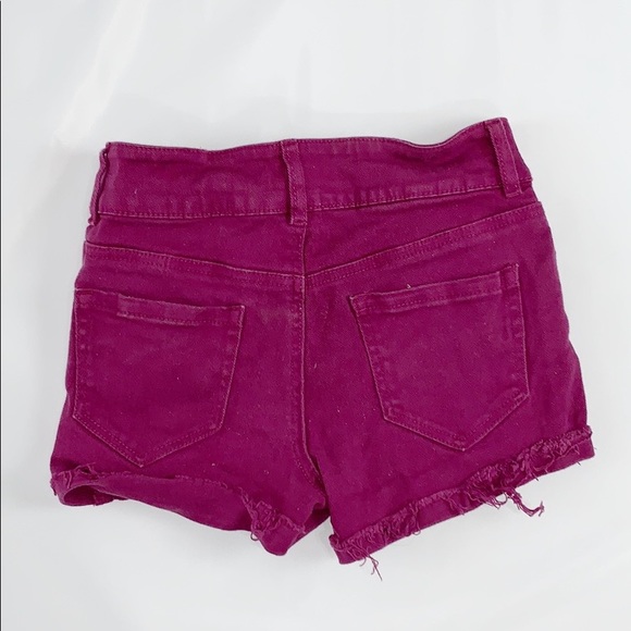 Refuge Fascia Denim Short Shorts Double Button - Picture 4 of 6